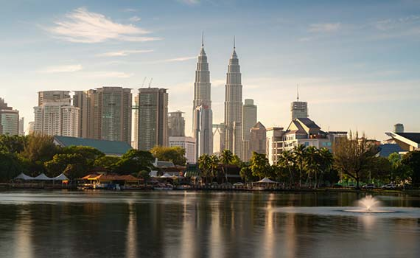 morning at Titiwangsa Park in Kuala Lumpur, Malaysia