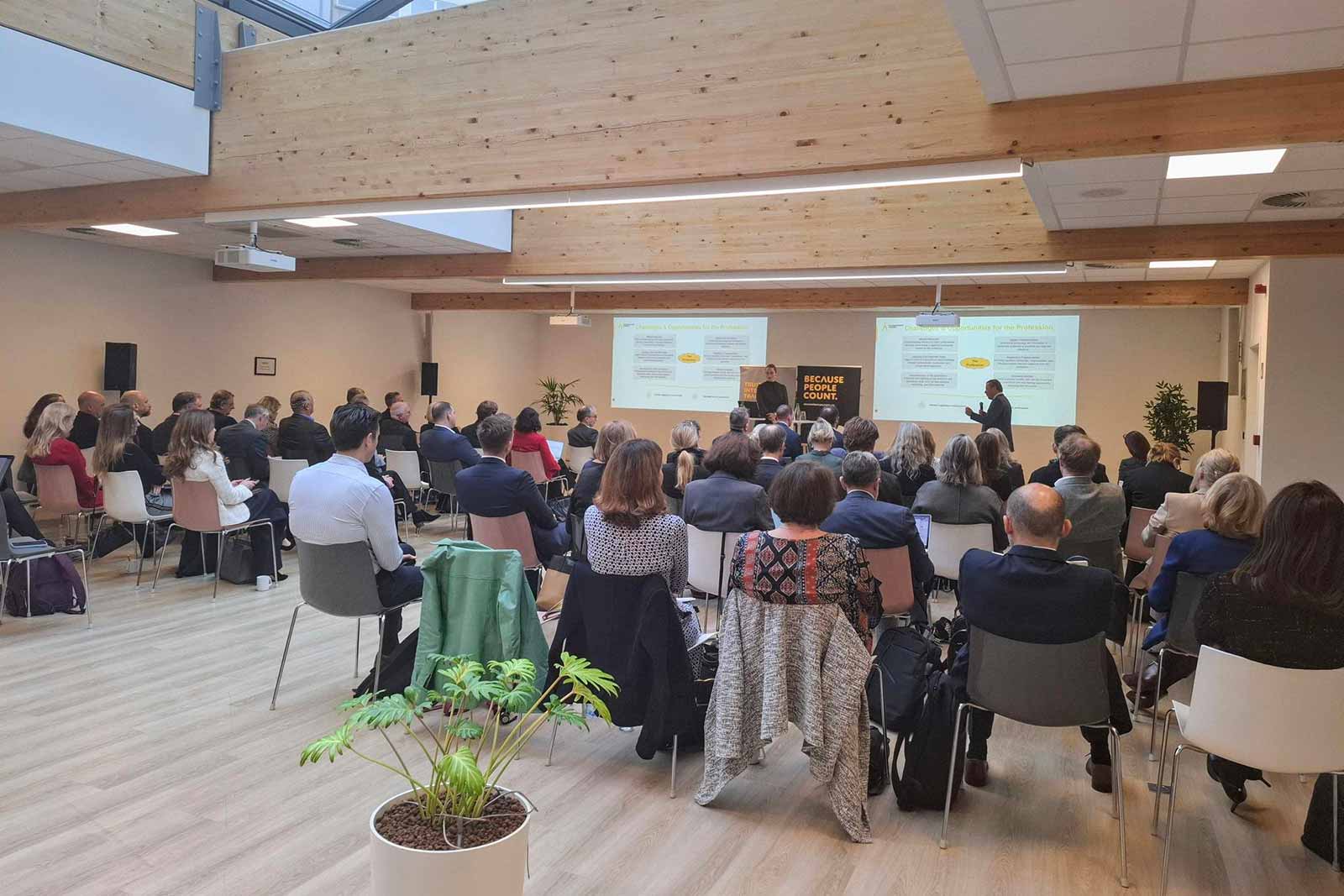 Attendees at the Accountancy Europe Members' Assembly in Brussels