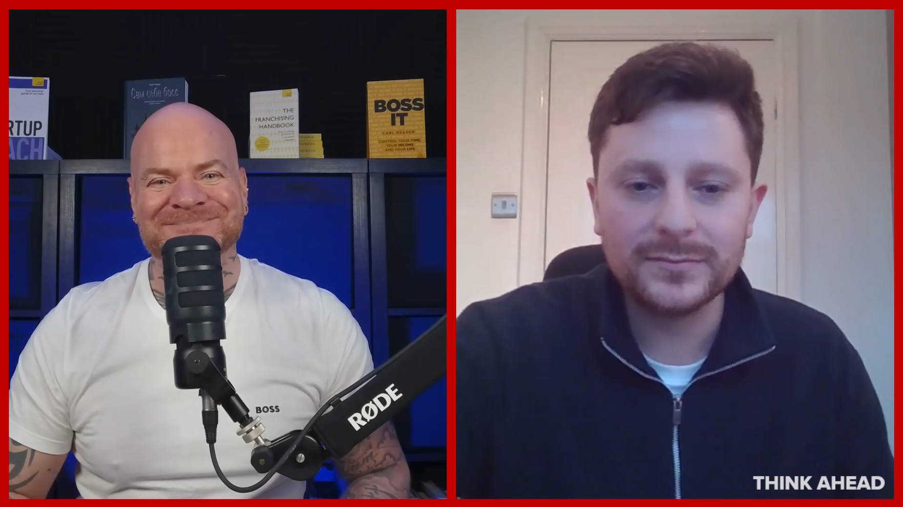 Carl Reader and Liam Wilson in the From Practice to Business vodcast Carl Reader and Liam Wilson in the From Practice to Business vodcast