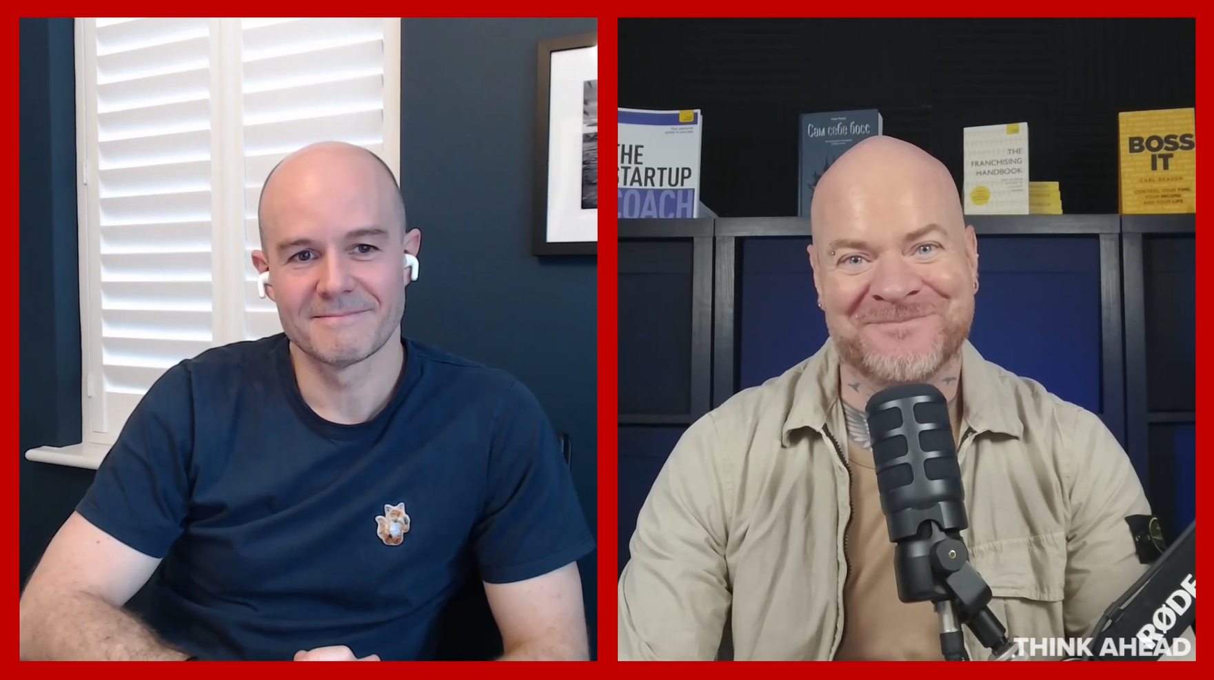 Carl Reader and Alastair Barlow in the From Practice to Business vodcast Carl Reader and Alastair Barlow in the From Practice to Business vodcast