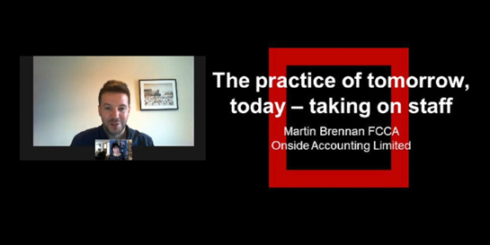 Video on taking on staff Video on taking on staff