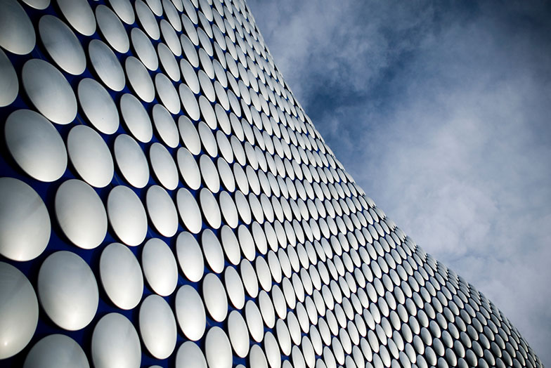 Round circles against sky